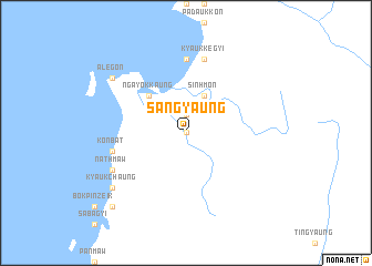 map of Sangyaung