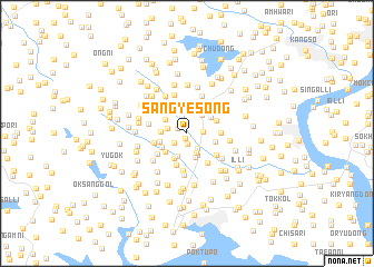 map of Sangyesŏng