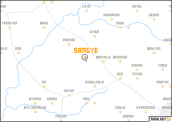 map of Sangyè