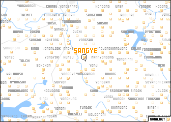 map of San\