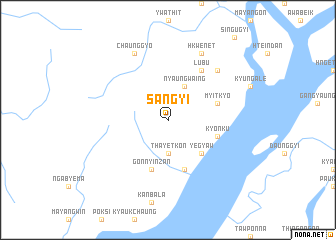 map of Sangyi