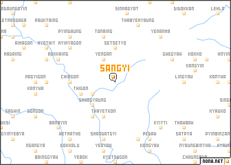 map of Sangyi