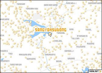 map of Sangyŏmsu-dong