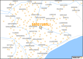 map of Sangyuanli