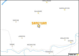 map of Sangyuan