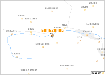 map of Sangzhang