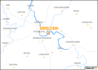 map of Sangzishi