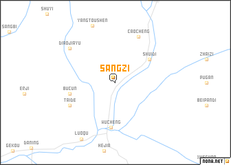 map of Sangzi