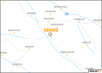 map of Sanhao