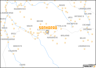 map of Sanharão