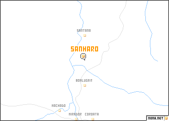 map of Sanharó