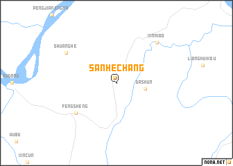 map of Sanhechang
