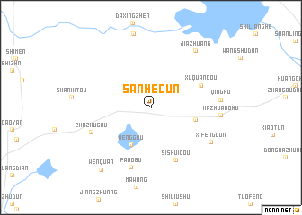 map of Sanhecun