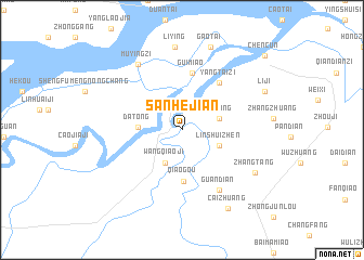 map of Sanhejian