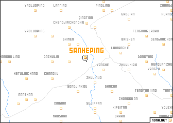 map of Sanheping