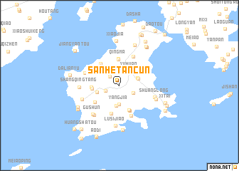 map of Sanhetancun