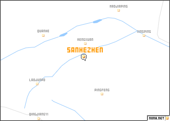 map of Sanhezhen