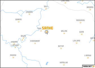 map of Sanhe