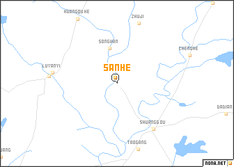 map of Sanhe