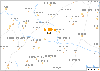 map of Sanhe