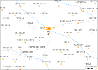 map of Sanhe