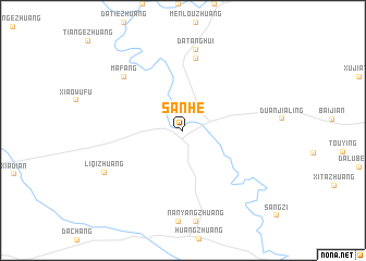 map of Sanhe