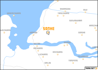 map of Sanhe