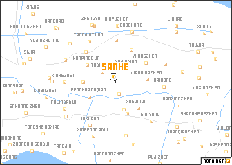 map of Sanhe