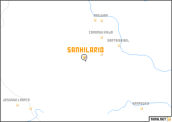 map of San Hilario