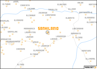 map of San Hilario