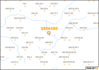 map of Sanhkam