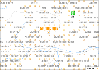 map of Sanhoane