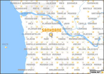 map of Sanhoane