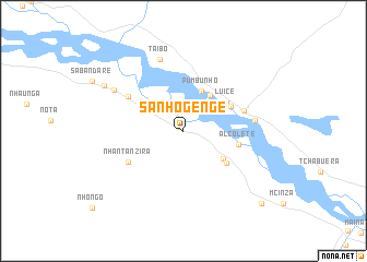 map of Sanhogenge