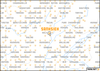 map of San-hsieh