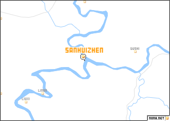 map of Sanhuizhen