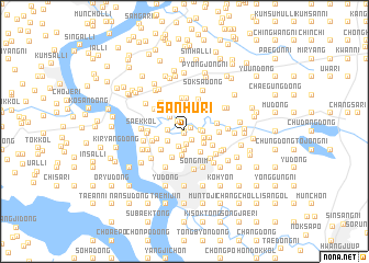 map of Sanhu-ri