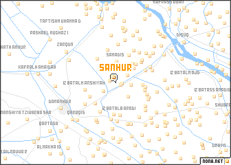 map of Sanhūr