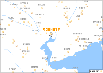 map of Sanhute