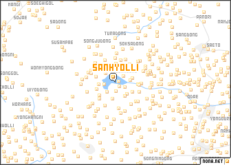 map of Sanhyŏl-li
