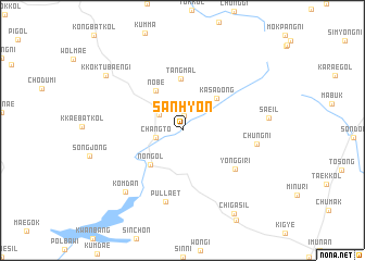 map of Sanhyŏn