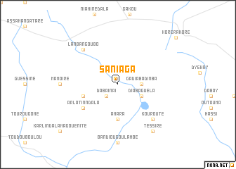 map of Saniaga