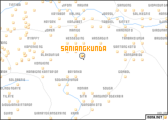 map of Saniang Kunda