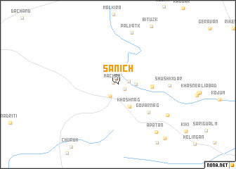 map of Sānīch