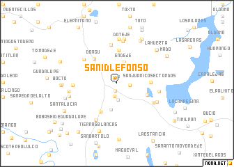 map of San Idlefonso