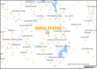 map of San Idlefonso