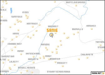 map of Sanie