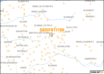 map of Şanif ‘Aţīyah