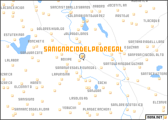 map of San Ignacio del Pedregal