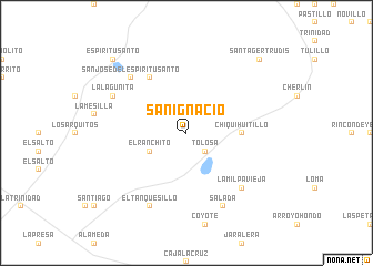 map of San Ignacio